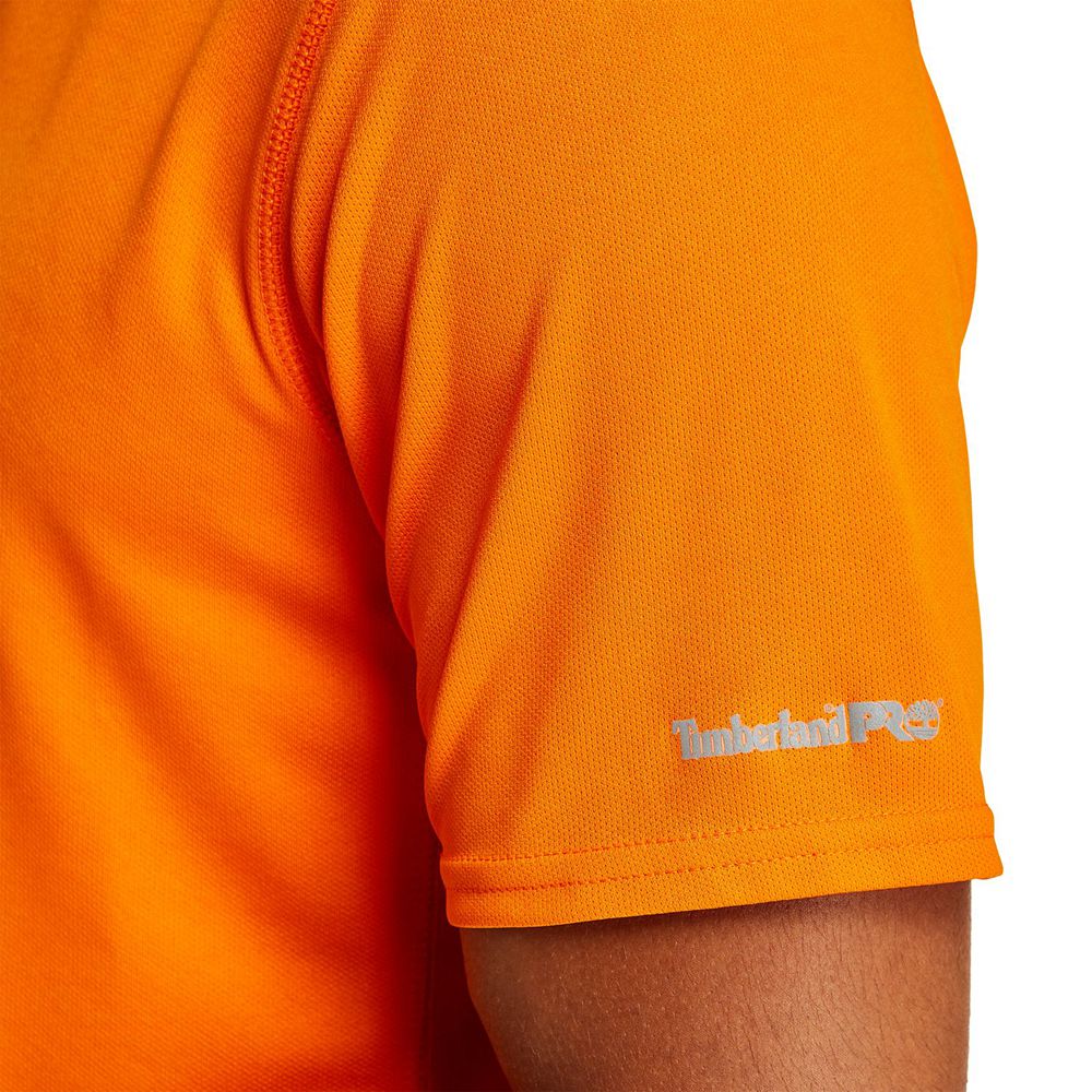 Tricouri Timberland Barbati Portocalii - Pro® Wicking Good Short Sleeve - Romania - TNYGKX437